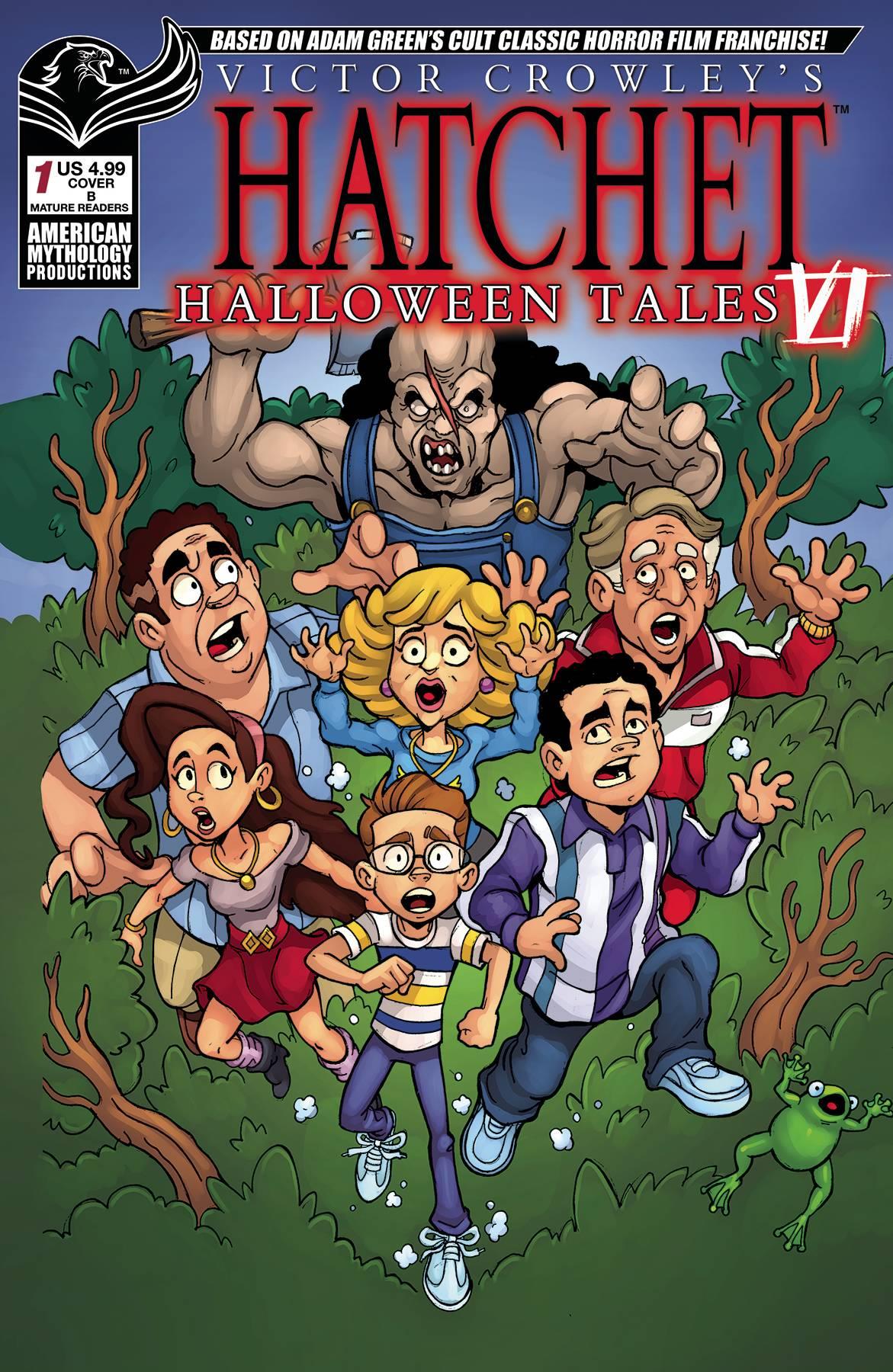 Victor Crowleys Hatchet Halloween Tales Vi #1 Cvr B Calzada American Mythology Productions Comic Book