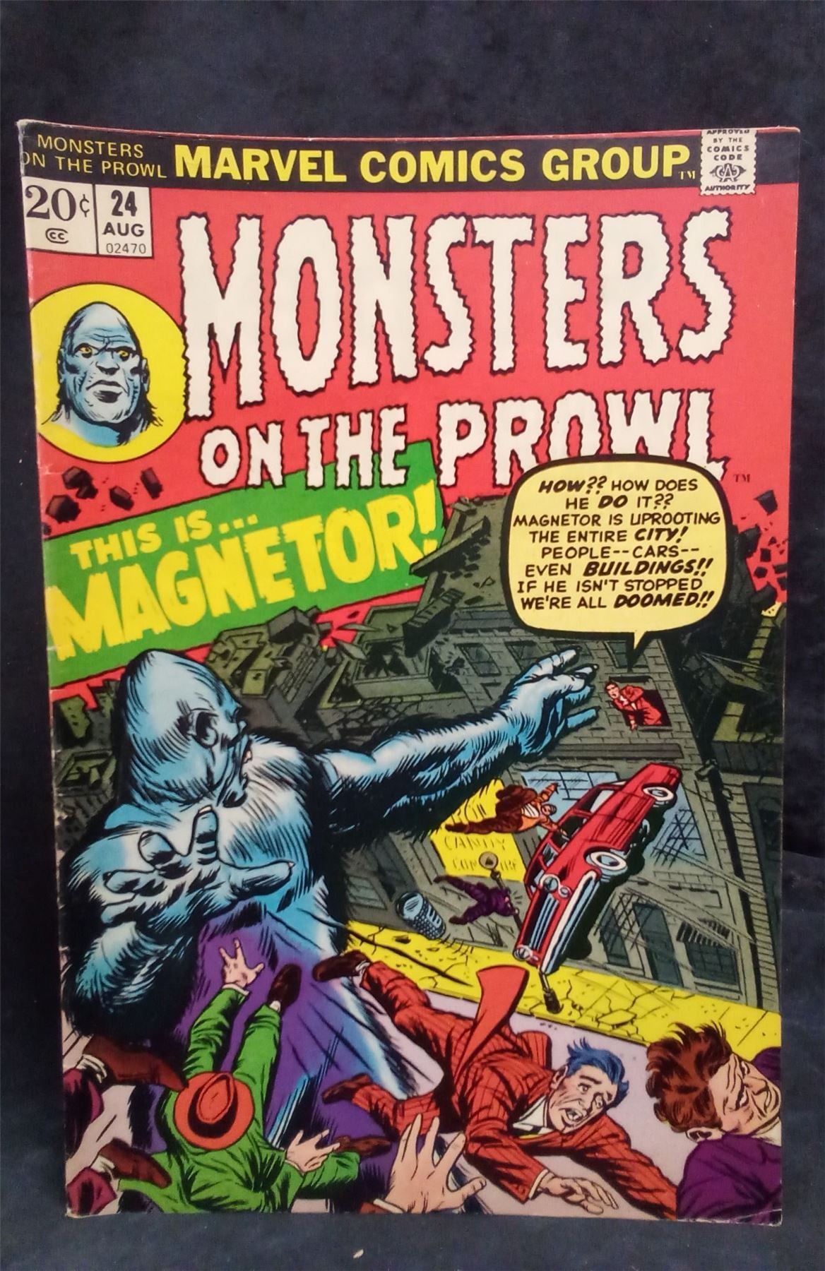 Monsters on the Prowl #24 1973 Marvel Comics Comic Book