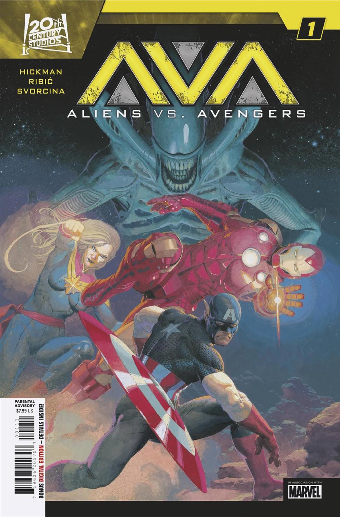 Alien Vs Avengers #1  Marvel Prh Comic Book 2024