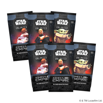 Star Wars Unlimited TCG Ashes of the Empire Prerelease Box By Fantasy Flight Games
