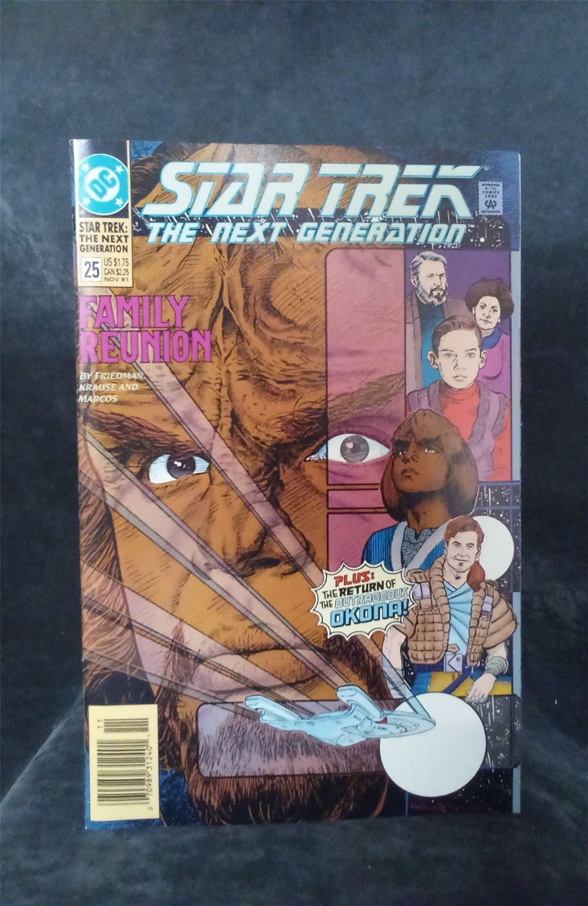 Star Trek: The Next Generation #25 1991 DC Comics Comic Book