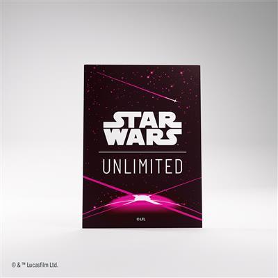 Star Wars Unlimited Premium Art Sleeve Card Back Magenta 60 Standard By Gamegenic