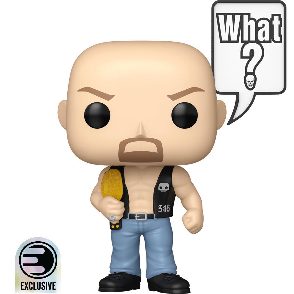 Funko POP WWE Steve Austin (What?) #185 Entertainment Earth Exclusive Vinyl Figure