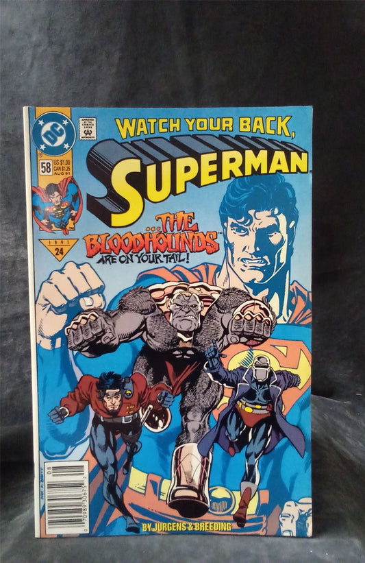 Superman #58 1991 DC Comics Comic Book