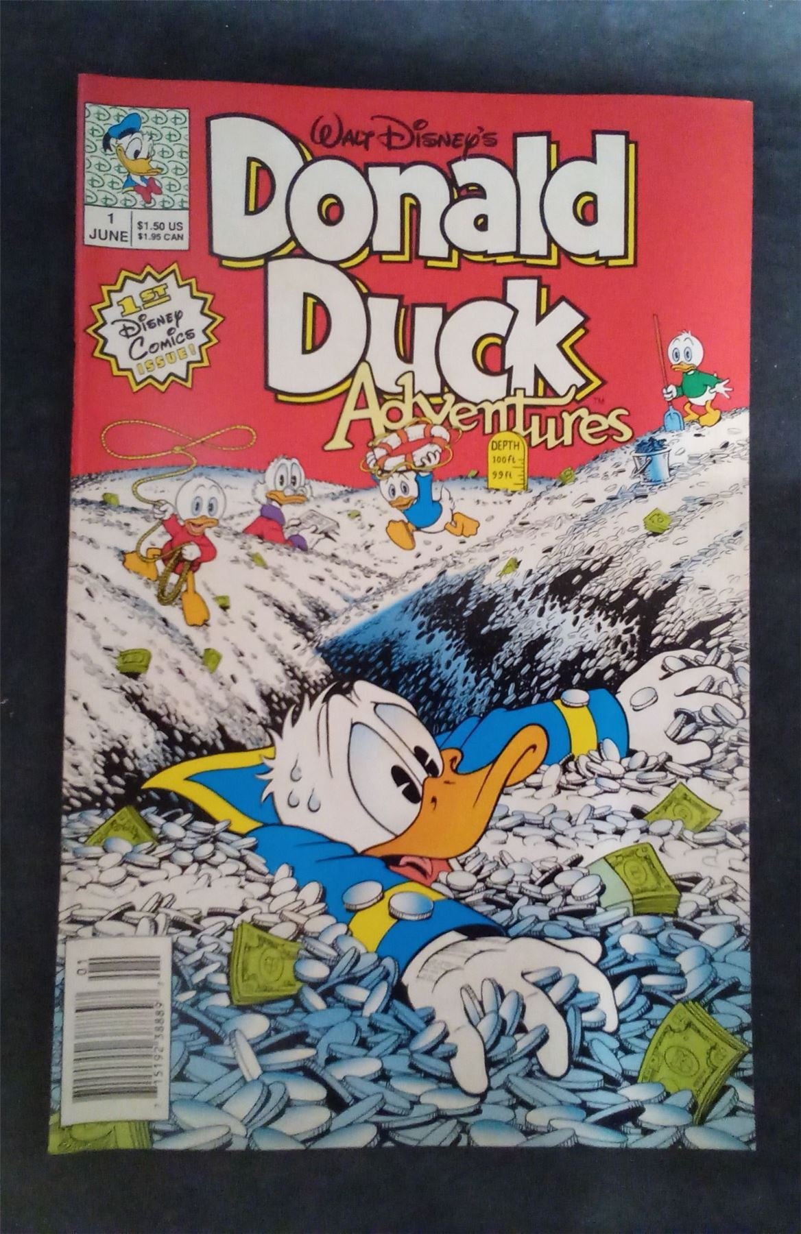 Donald Duck Adventures #1 1990 disney Comic Book