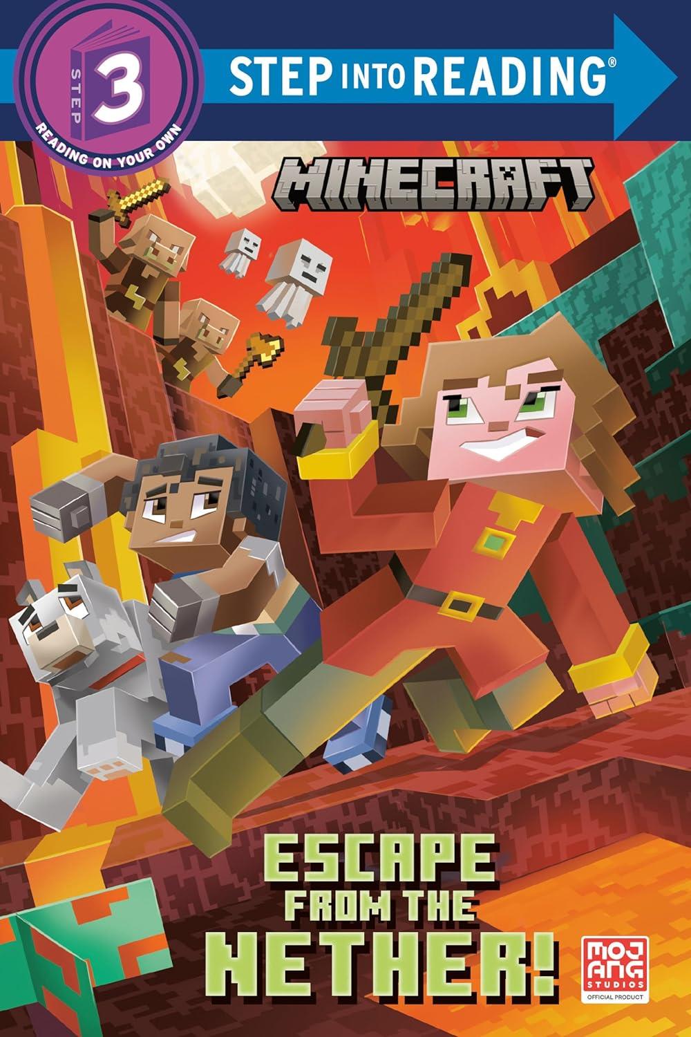 Escape from the Nether! (Minecraft) (Step into Reading) [Paperback] Eliopulos, Nick and Random House