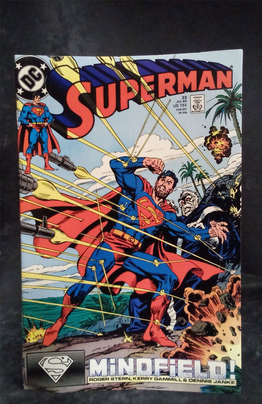 Superman #33 1989 DC Comics Comic Book
