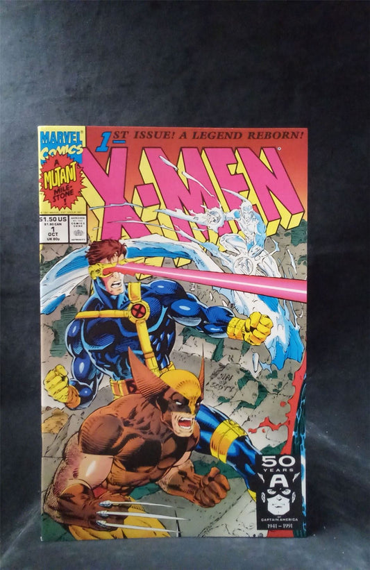 X-Men #1 Wolverine and Cyclops Cover 1991 Marvel Comics Comic Book