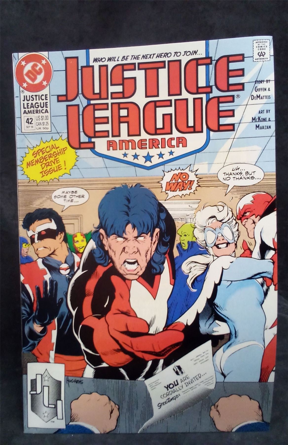 Justice League America #42 1990 DC Comics Comic Book