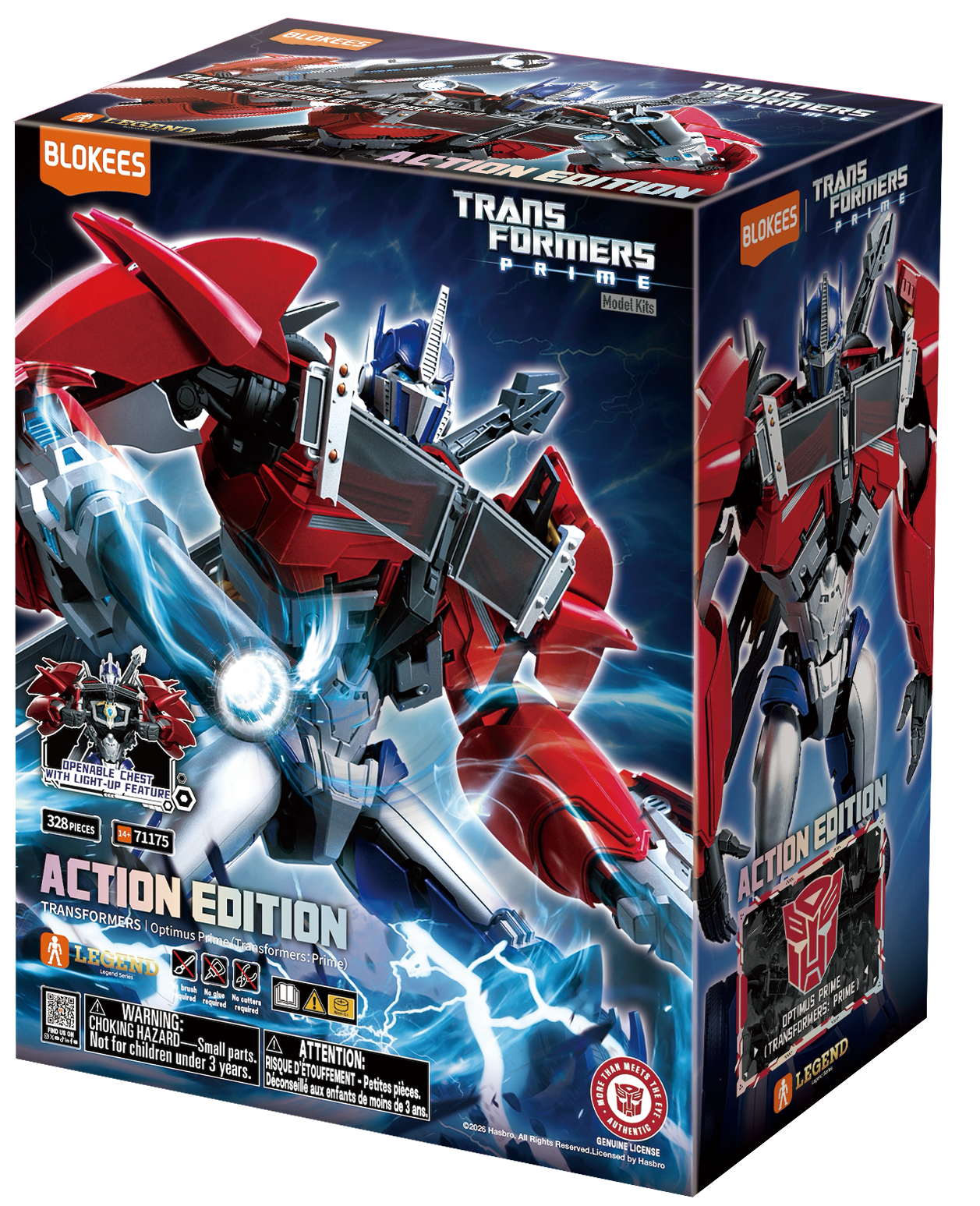 Blokees Transformers Action Edition 06- Transformers Prime: Optimus Prime by Blokees
