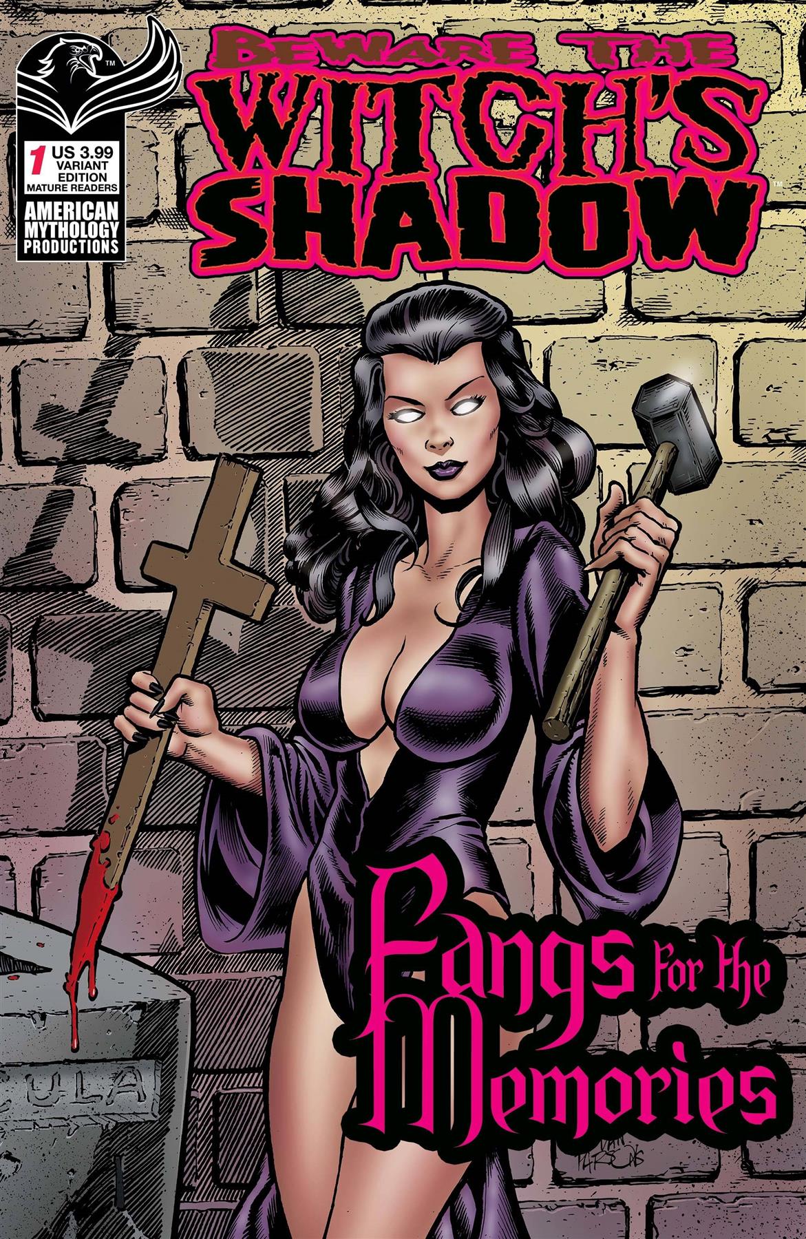 Beware Witches Shadow Fangs For Memories #1 Cvr B Parsons (m American Mythology Productions Comic Book