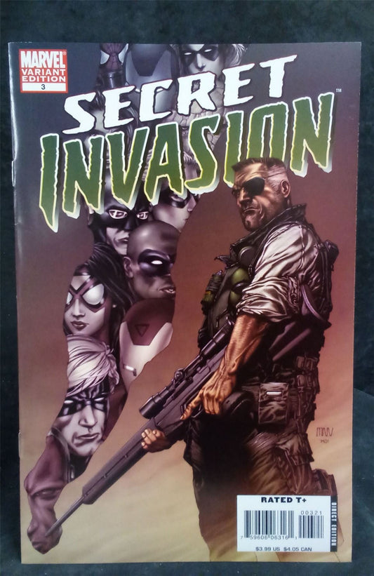 Secret Invasion #3 McNiven Cover 2008 Marvel Comics Comic Book