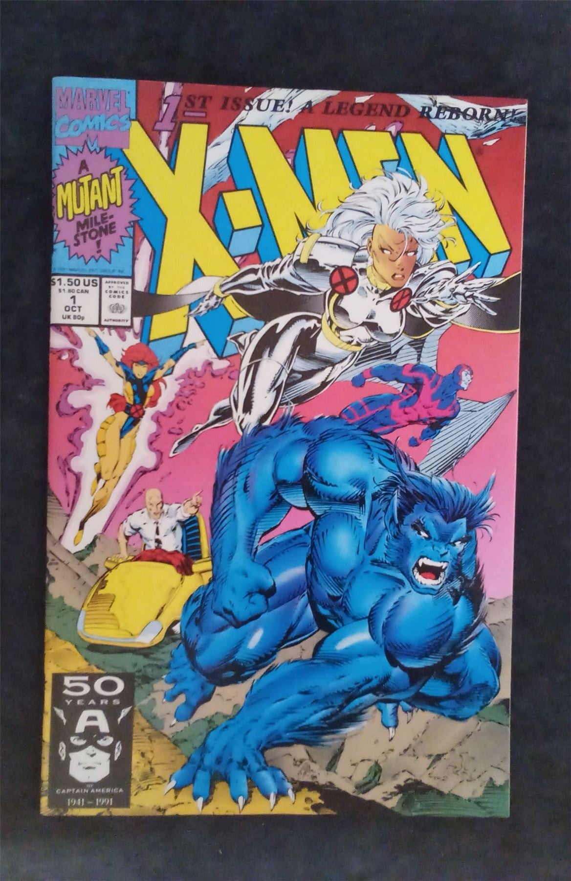 X-Men #1 Storm and Beast Cover 1991 marvel Comic Book