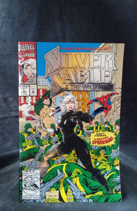 Silver Sable and the Wild Pack #1 1992 Marvel Comics Comic Book