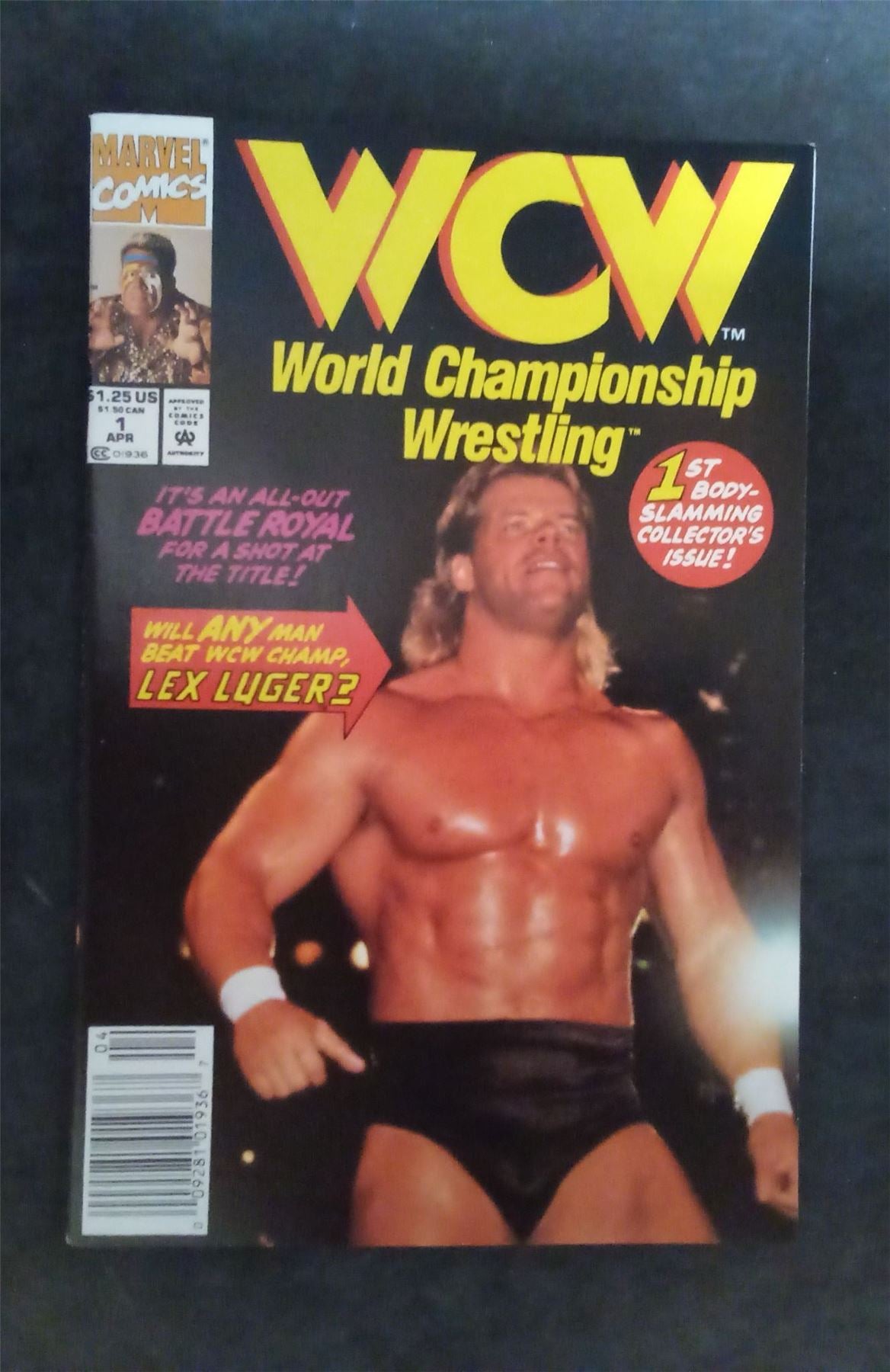 WCW: World Championship Wrestling #1 1992 marvel Comic Book