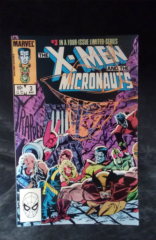 The X-Men and The Micronauts #3 1984 Marvel Comics Comics Comic Book