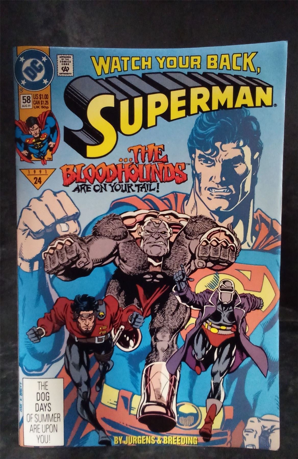 Superman #58 1991 DC Comics Comic Book
