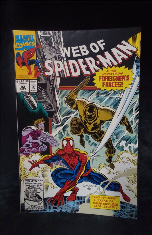 Web of Spider-Man #92 1992 Marvel Comics Comic Book