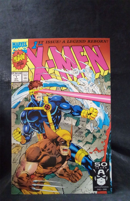 X-Men #1 Wolverine and Cyclops Cover 1991 Marvel Comics Comic Book