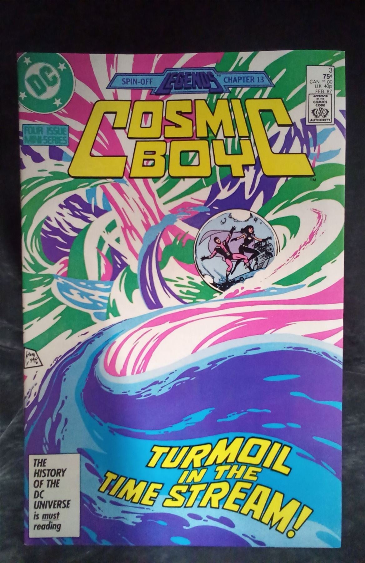 Cosmic Boy #3 1987 DC Comics Comic Book