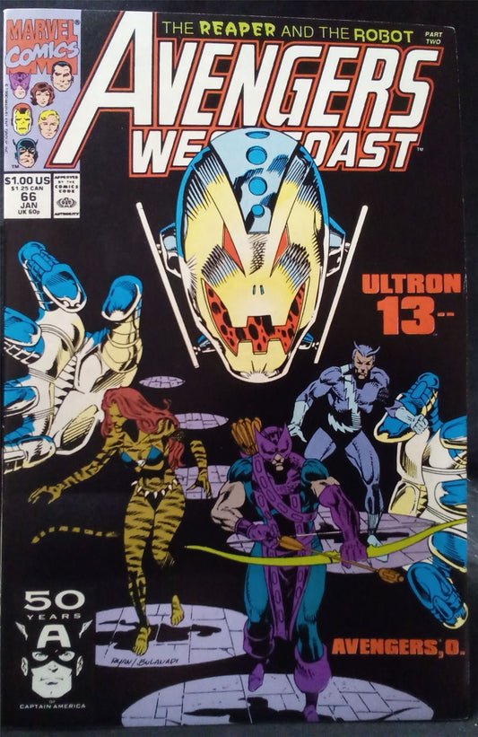 Avengers West Coast #66 1991 Marvel Comics Comic Book