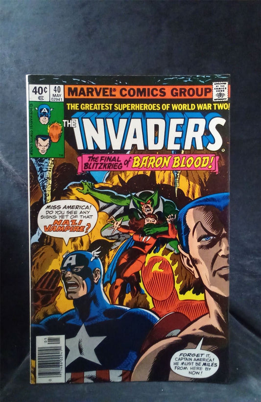 The Invaders #40 1979 Marvel Comics Comic Book