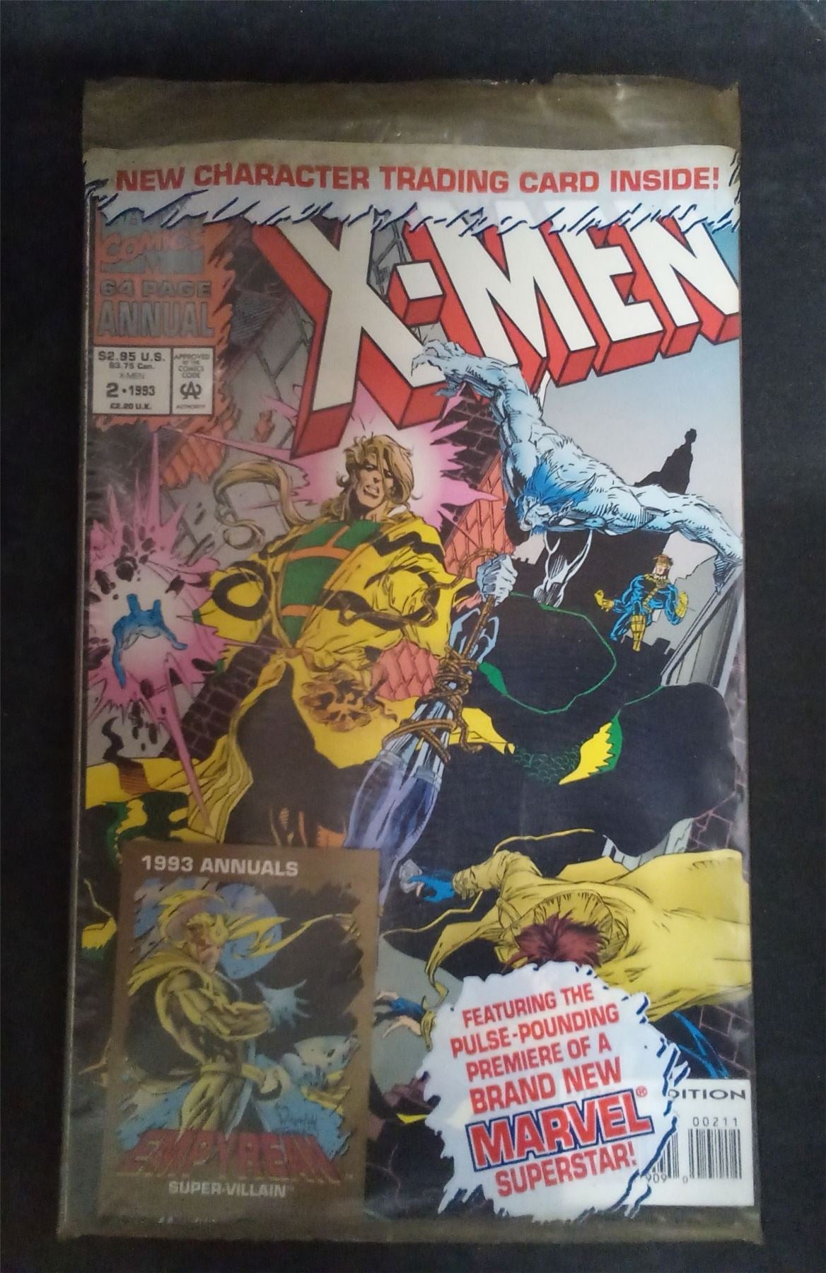 X-Men Annual #2 with Empyrean trading card 1993 Marvel Comics Comic Book