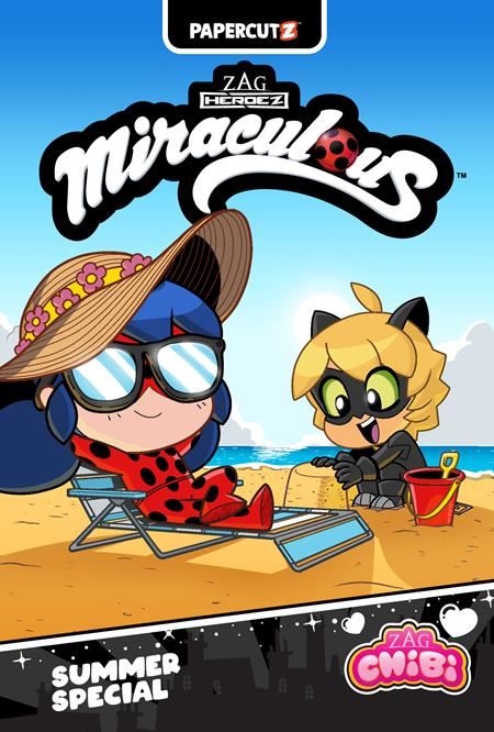 Miraculous Ladybug Chibi Summer Special Tp Papercutz Comic Book
