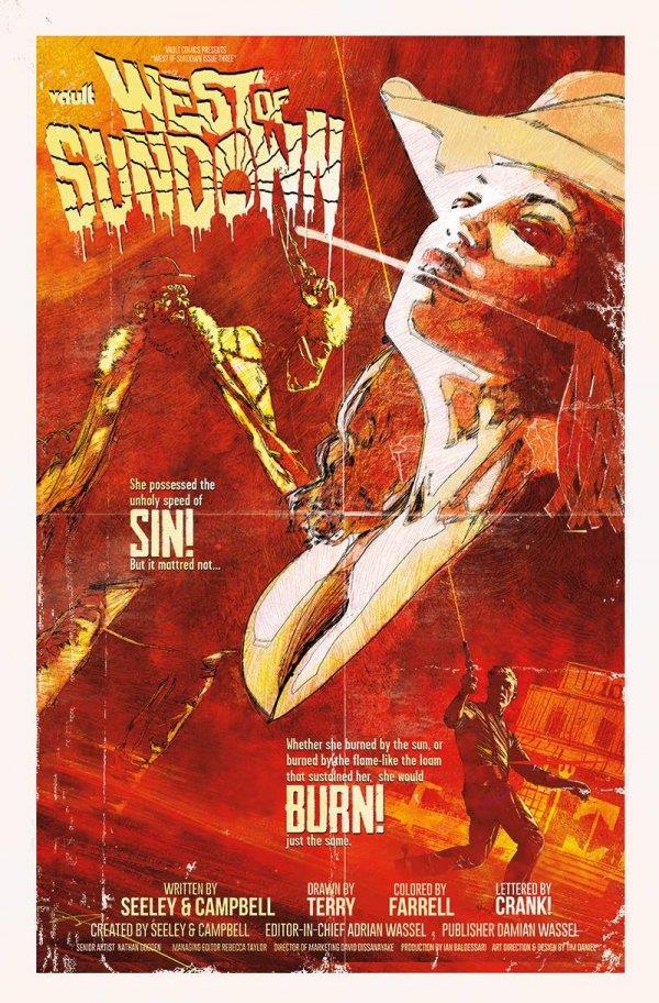 West Of Sundown #3 Cvr A Aaron Campbell DC Comics Comic Book