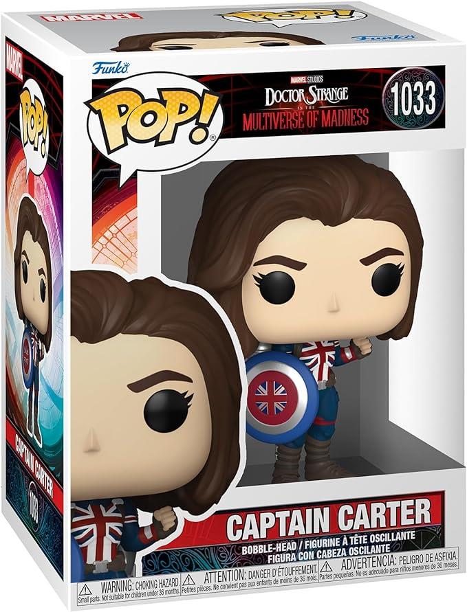 Funko Pop! Marvel: Doctor Strange Multiverse of Madness - Captain Carter Vinyl Figure