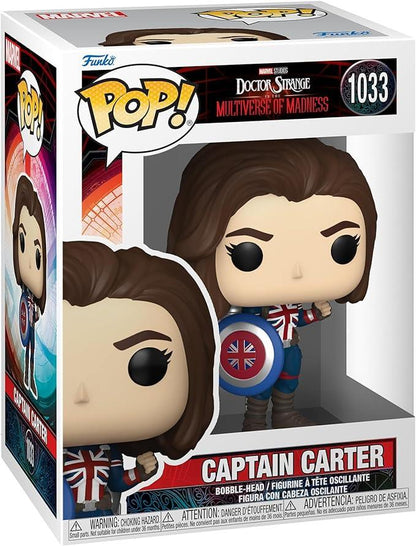 Funko Pop! Marvel: Doctor Strange Multiverse of Madness - Captain Carter Vinyl Figure