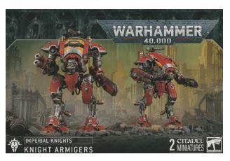 Warhammer 40k- Imperial Knights: Knight Armigers 54-20 by Games Workshop