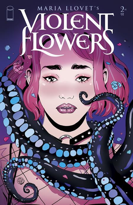 Violent Flowers #2 (of 4) Cvr B Maria Llovet Tentacle Var (mr) Image Comics Comic Book