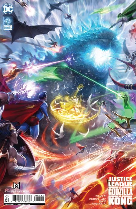 Justice League Vs Godzilla Vs Kong #1 (of 7) Cvr C Francesco Mattina Card Stock Var DC Comics Comic Book