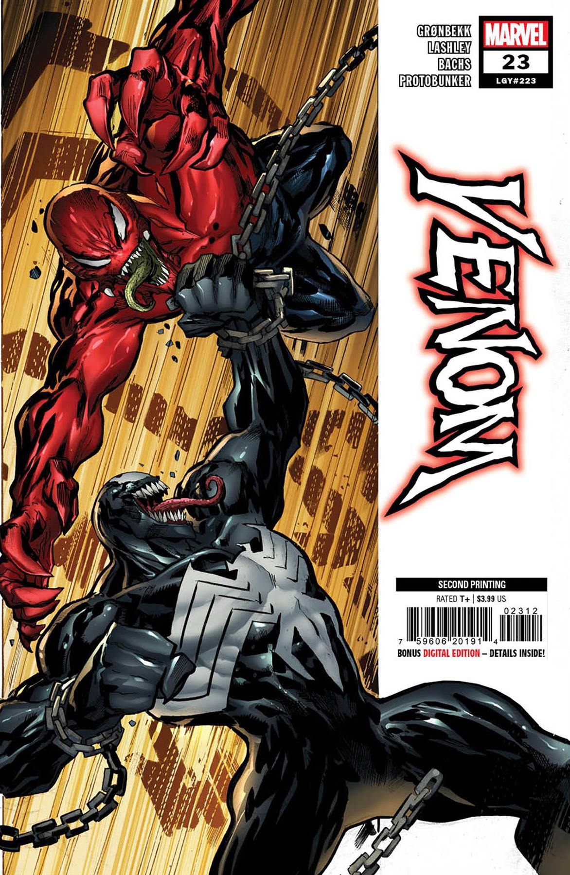 Venom #23 2nd Ptg Ken Lashley Var Marvel Prh Comic Book