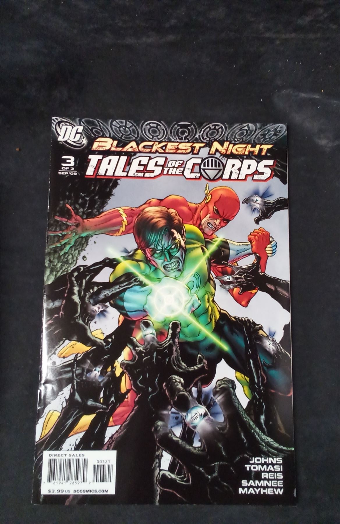 Blackest Night: Tales of the Corps #3 Doug Mahnke Cover 2009 dc-comics Comic ... dc-comics Comic Book