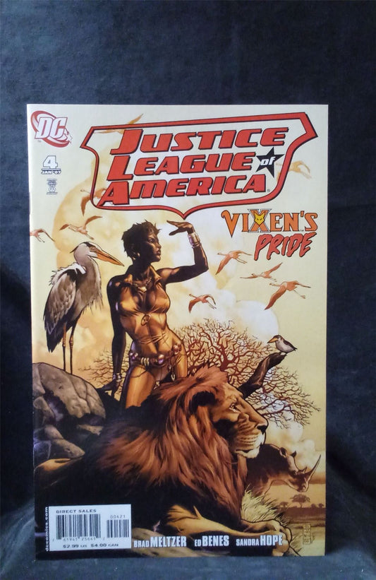 Justice League of America #4 Vixen Cover 2007 DC Comics Comic Book