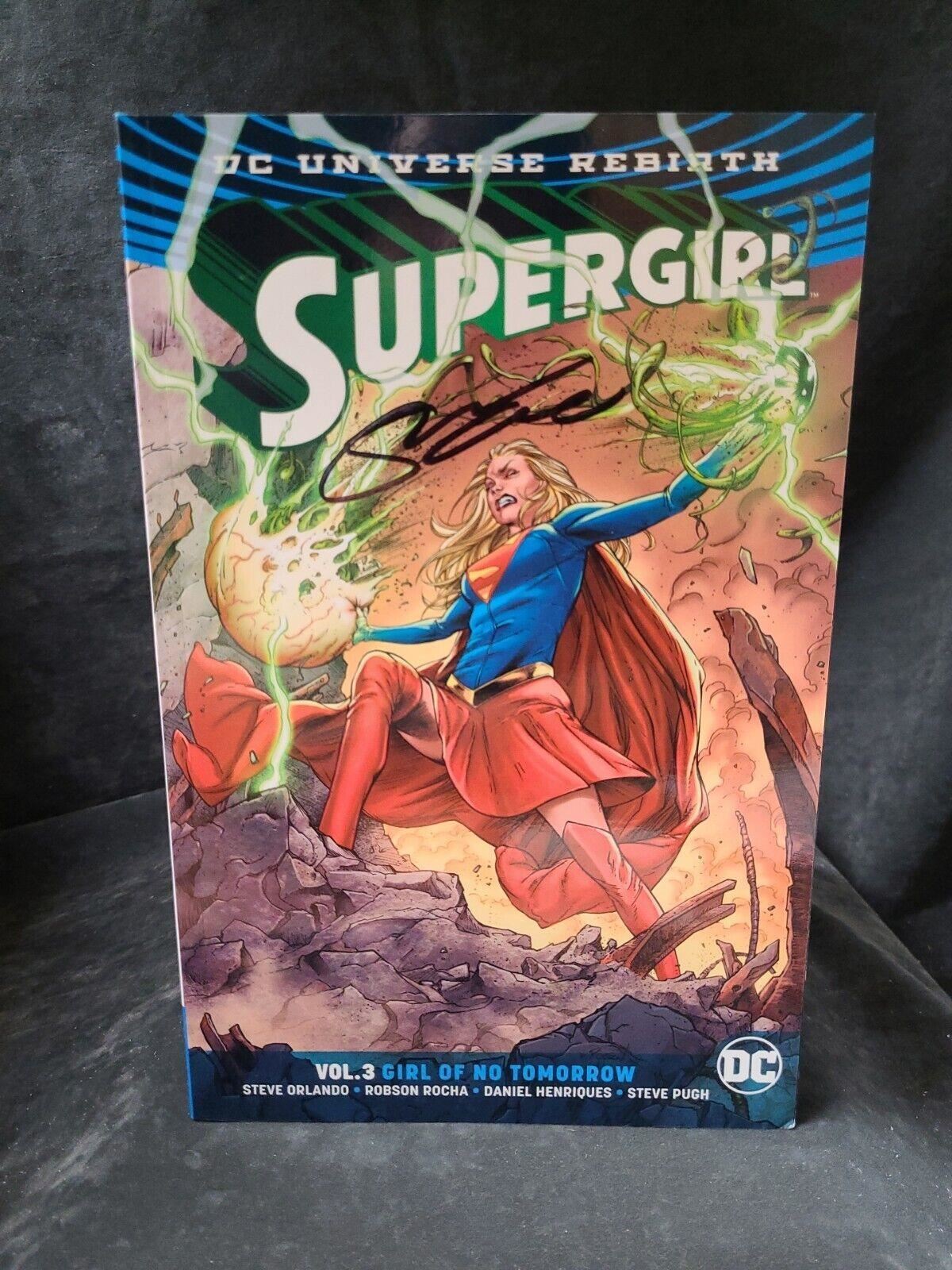 Supergirl Vol 3 (DC Comics, June 2018) Signed By Steve Orlando W/COA  Comic Book