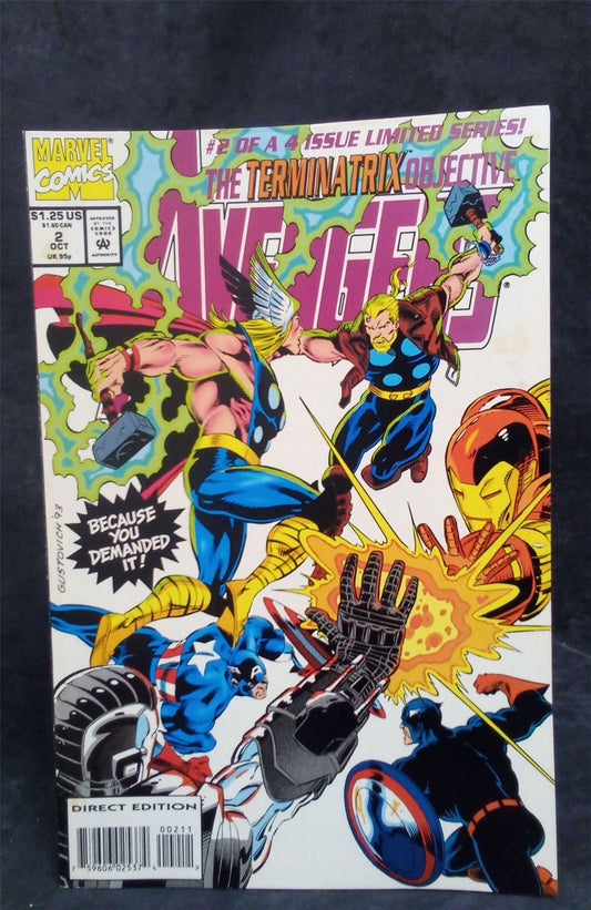 Avengers: The Terminatrix Objective #2 1993 Marvel Comics Comic Book