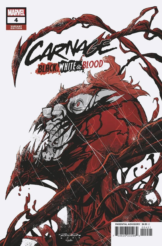 Carnage Black White And Blood #4 (of 4) Randolph Var Marvel Comics Comic Book