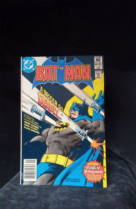 Batman #343 1982 DC Comics Comic Book