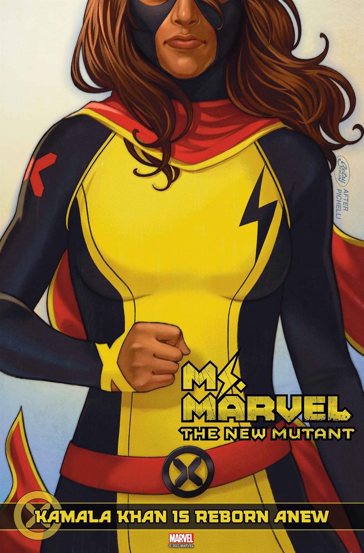 Ms Marvel New Mutant #1 Betsy Cola Homage Var (Betsy Cola Homage Var) Marvel Prh Comic Book 2023