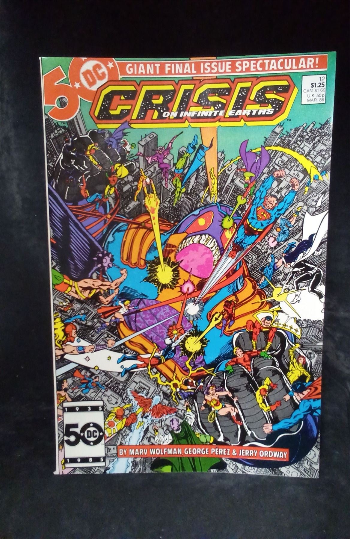 Crisis on Infinite Earths #12 1986 DC Comics Comic Book