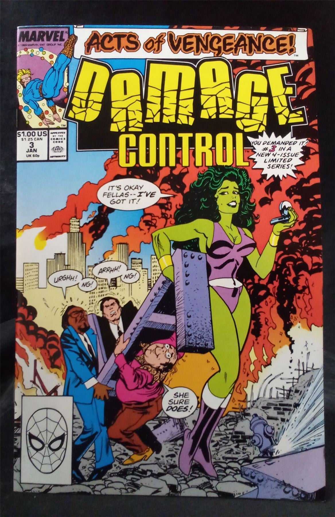 Damage Control #3 1990 Marvel Comics Comic Book