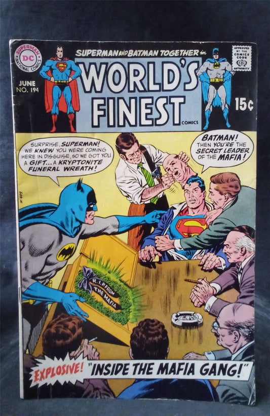 World's Finest Comics #194 1970 DC Comics Comic Book