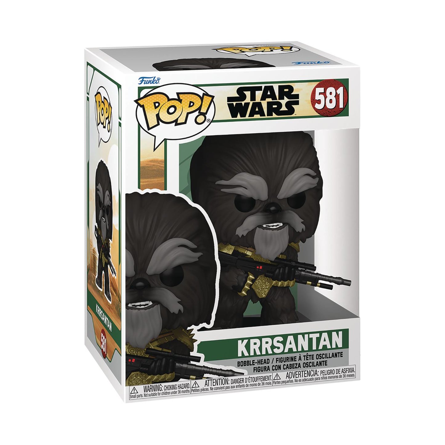 Pop Star Wars Book Of Boba Fett Krrsantan W/ Bg Vin Figure (c: