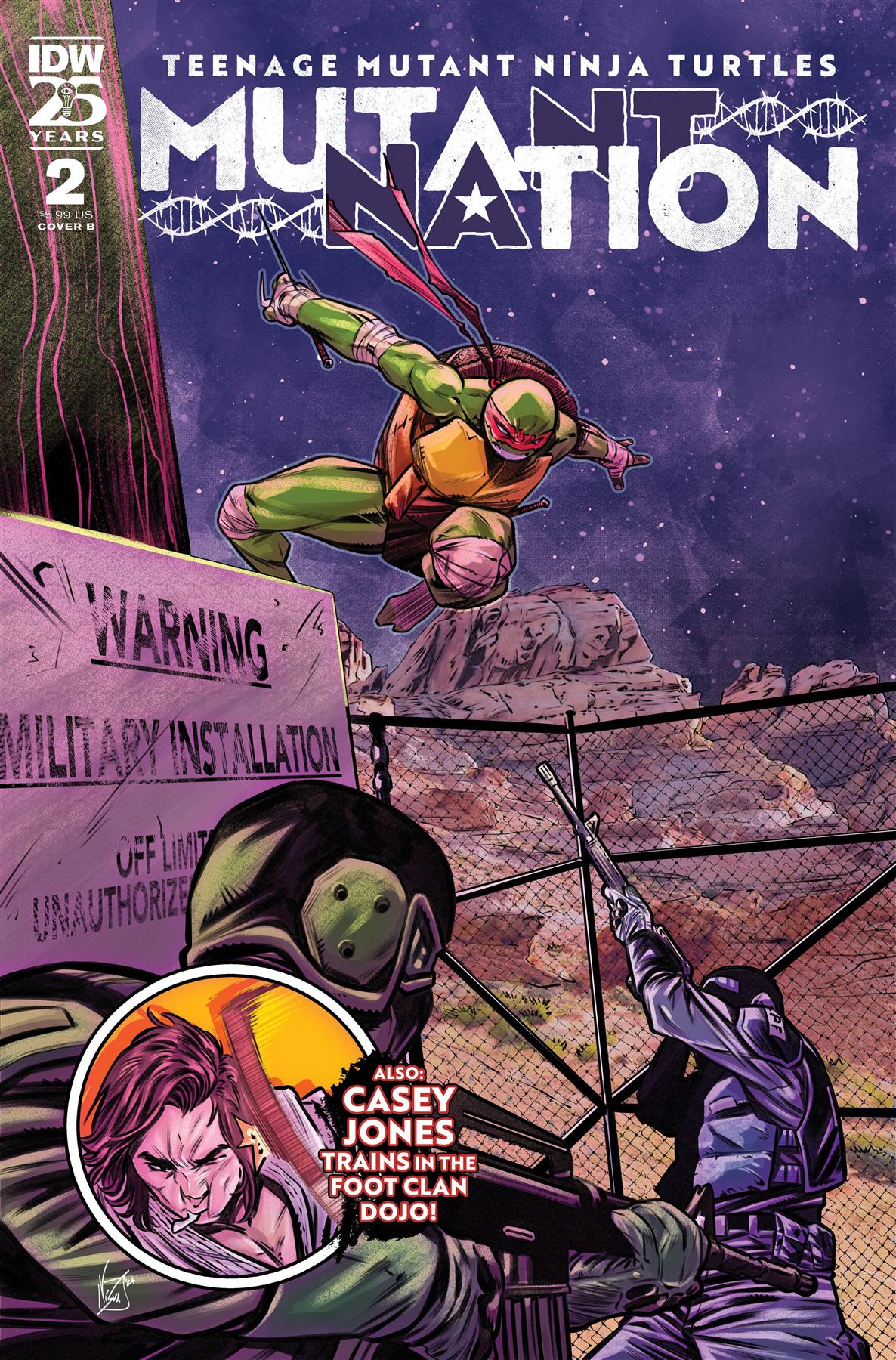 Tmnt Mutant Nation #2 Cvr B Federici Idw-prh Comic Book