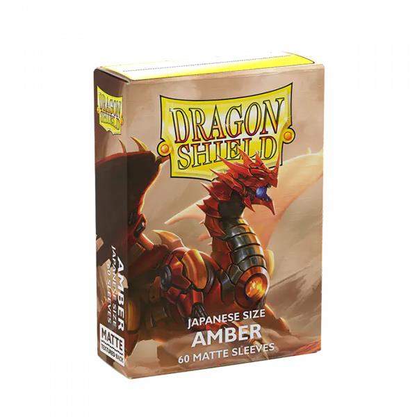 Dragon Shield Sleeves Japanese Amber 60 ct By Arcane Tinmen