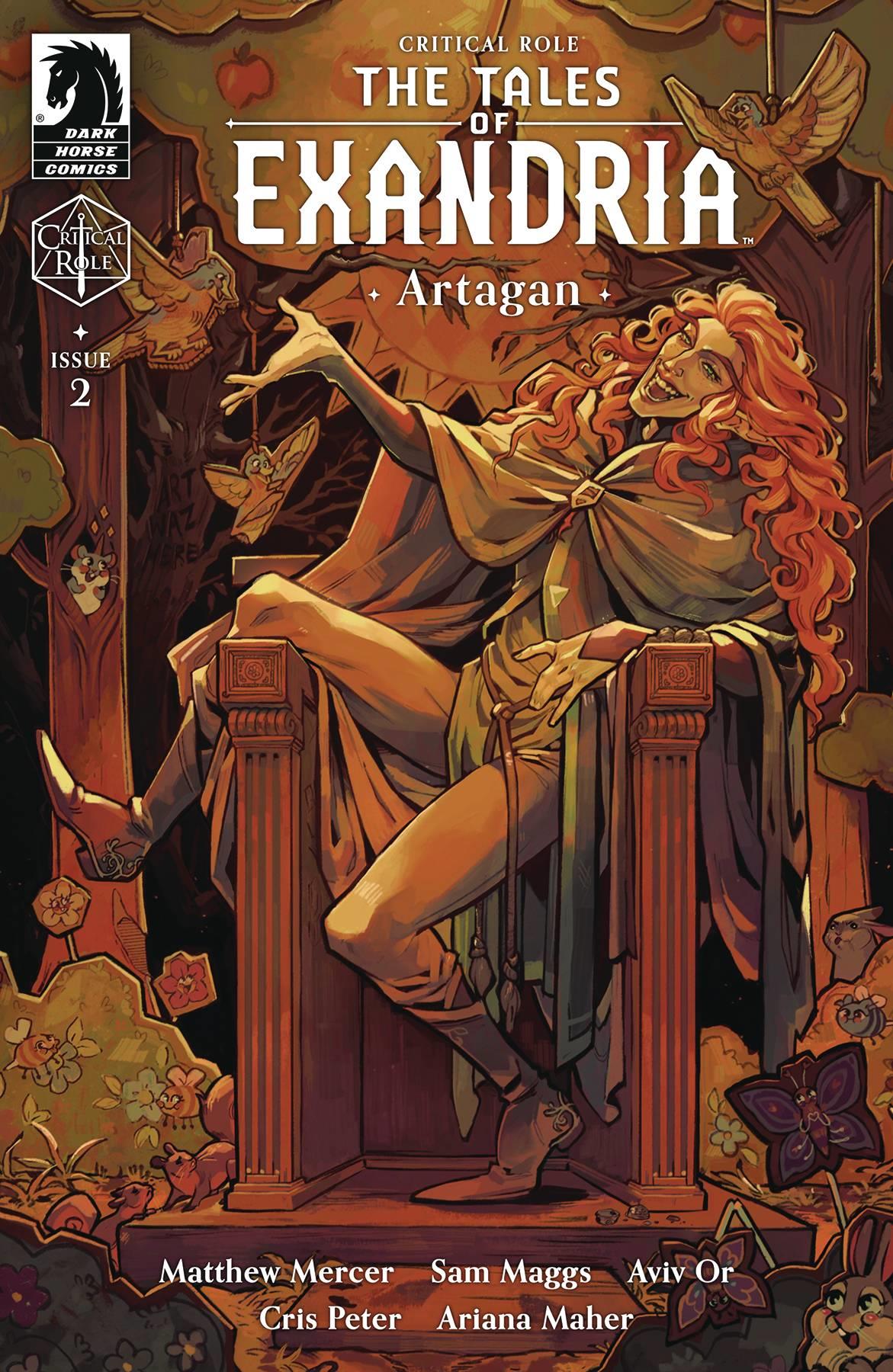Critical Role Tales Of Exandria Ii Artagan #2 Dark Horse Prh Comic Book
