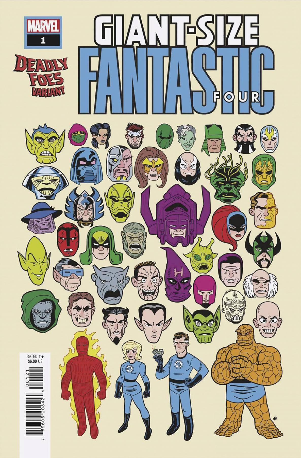 Giant-size Fantastic Four #1 Dave Bardin Deadly Foes Var () Marvel Prh Comic Book 2024